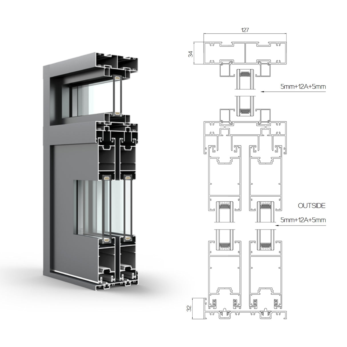 192 x 80 Sliding Door (AGA Doors)