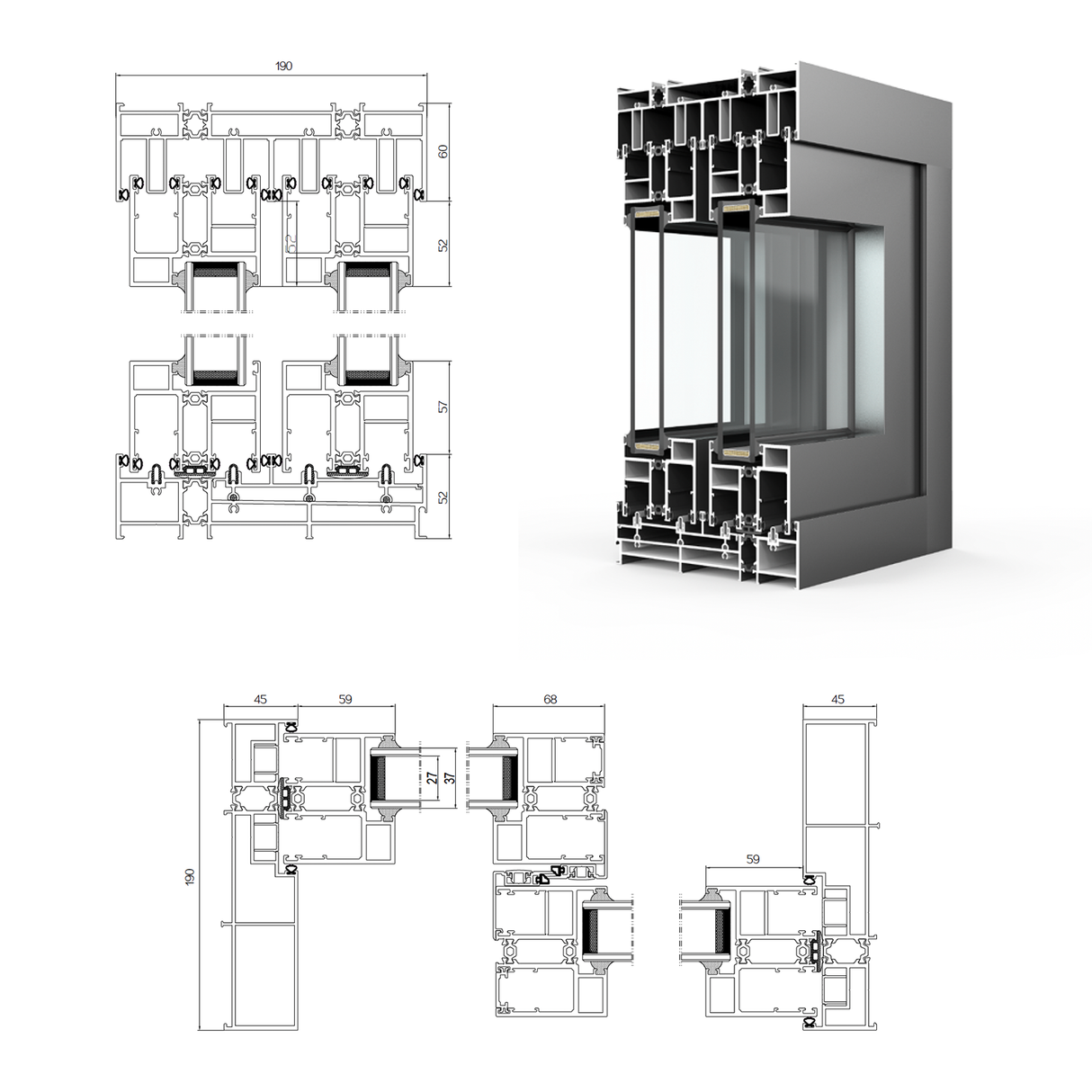 60 x 72 Sliding Window (AGA Doors)