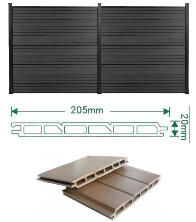 72x72 WPC Fence AM60 - Image 2