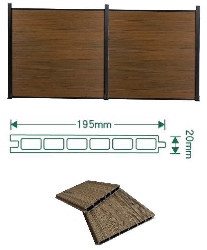 72x72 WPC Fence CJ13 - Image 2
